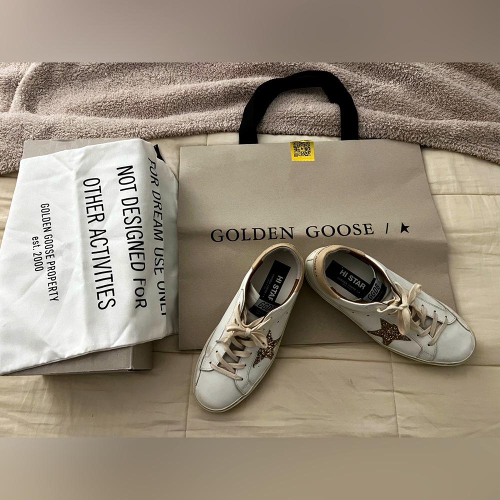 PRICE DROP!!  Golden Goose Hi Star Classic. Size 39